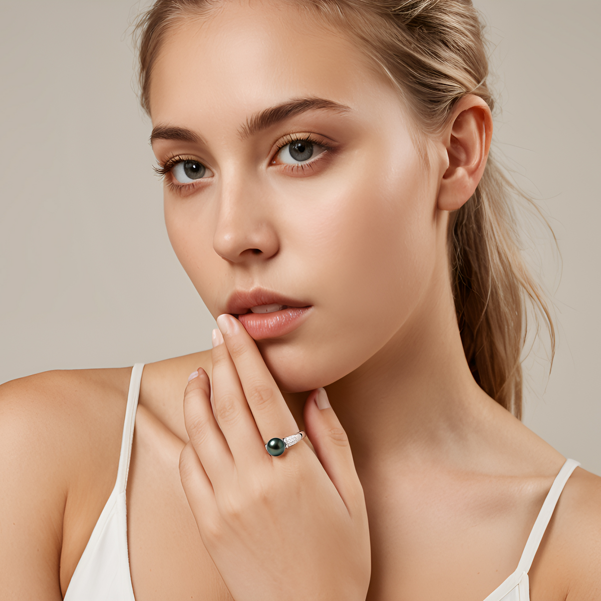 Bague Perle de Tahiti Isa