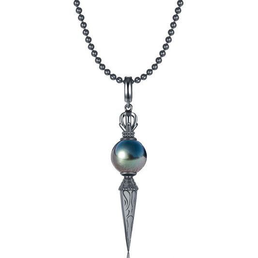 Pendentif Perle de Tahiti Argent 925 Noir