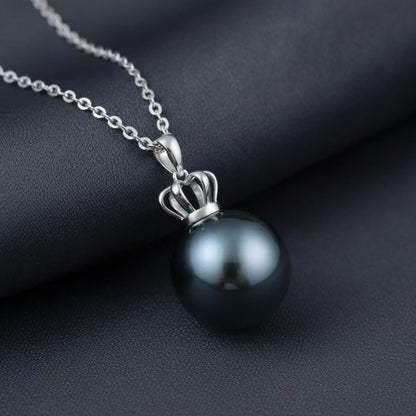 Pendentif Perle de Tahiti Noire - Élégance Naturelle