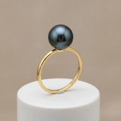 Bague Anaïs Perle de Tahiti Or Jaune 18K