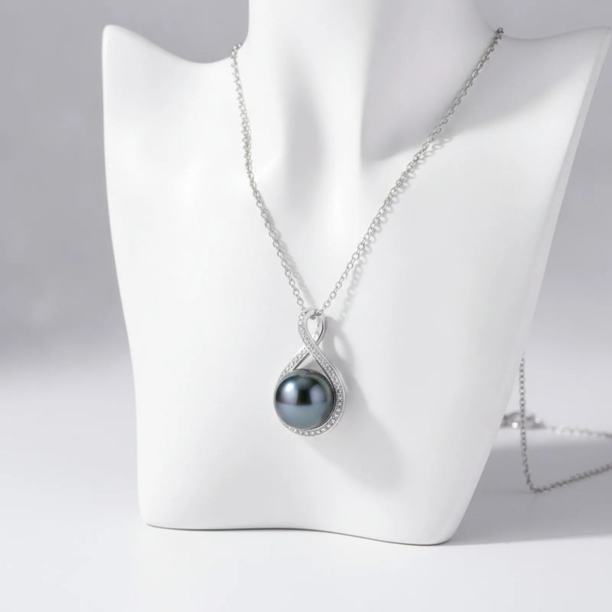 Pendentif Perle de Tahiti Argent Infini