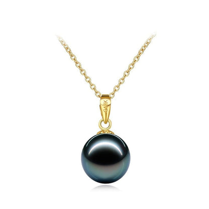 Pendentif Perle de Tahiti Vaihere Or Jaune 18K