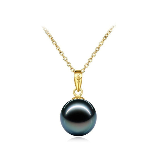 Pendentif Perle de Tahiti Vaihere Or Jaune 18K