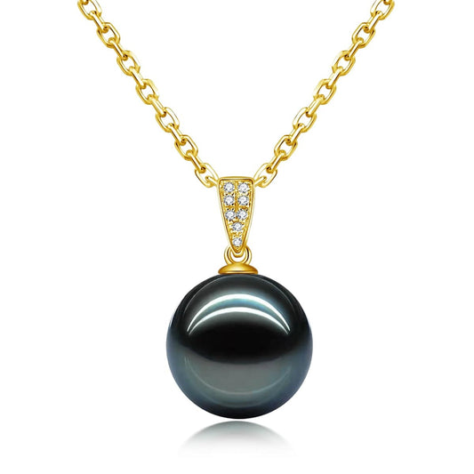 Pendentif Perle de Tahiti Or 18K & Diamant