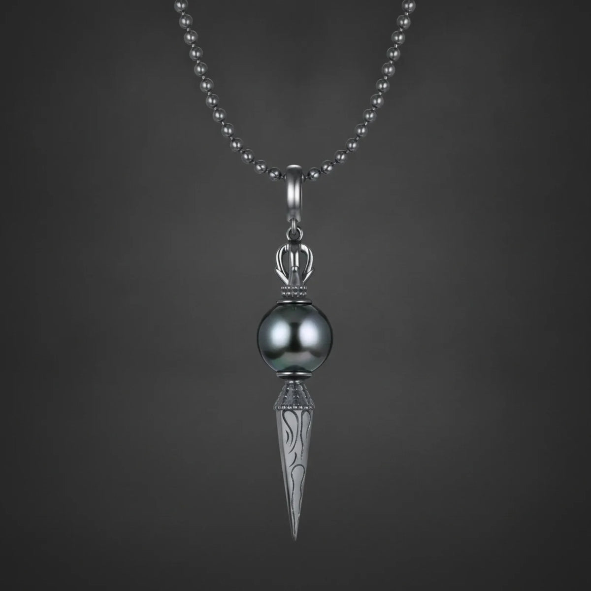 Pendentif Perle de Tahiti Argent 925 Noir