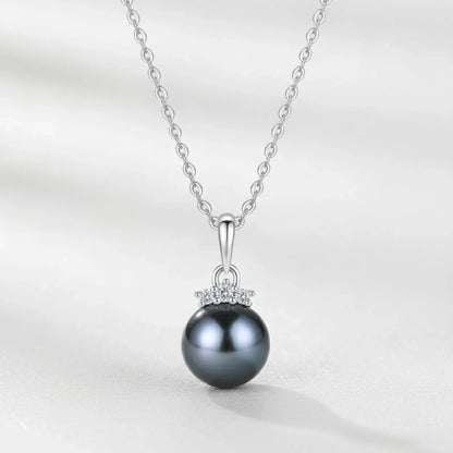 Pendentif Perle de Tahiti Couronnée Argent 925