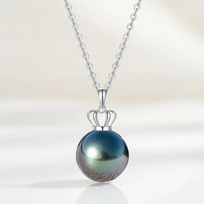 Pendentif Perle de Tahiti Noire - Élégance Naturelle